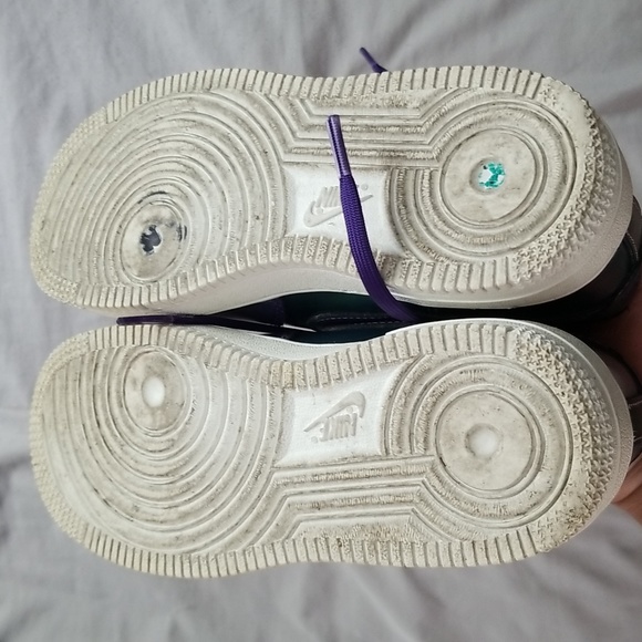 Limited  edition Nike Force 1 shoes for kids size 3Y - Picture 7 of 9